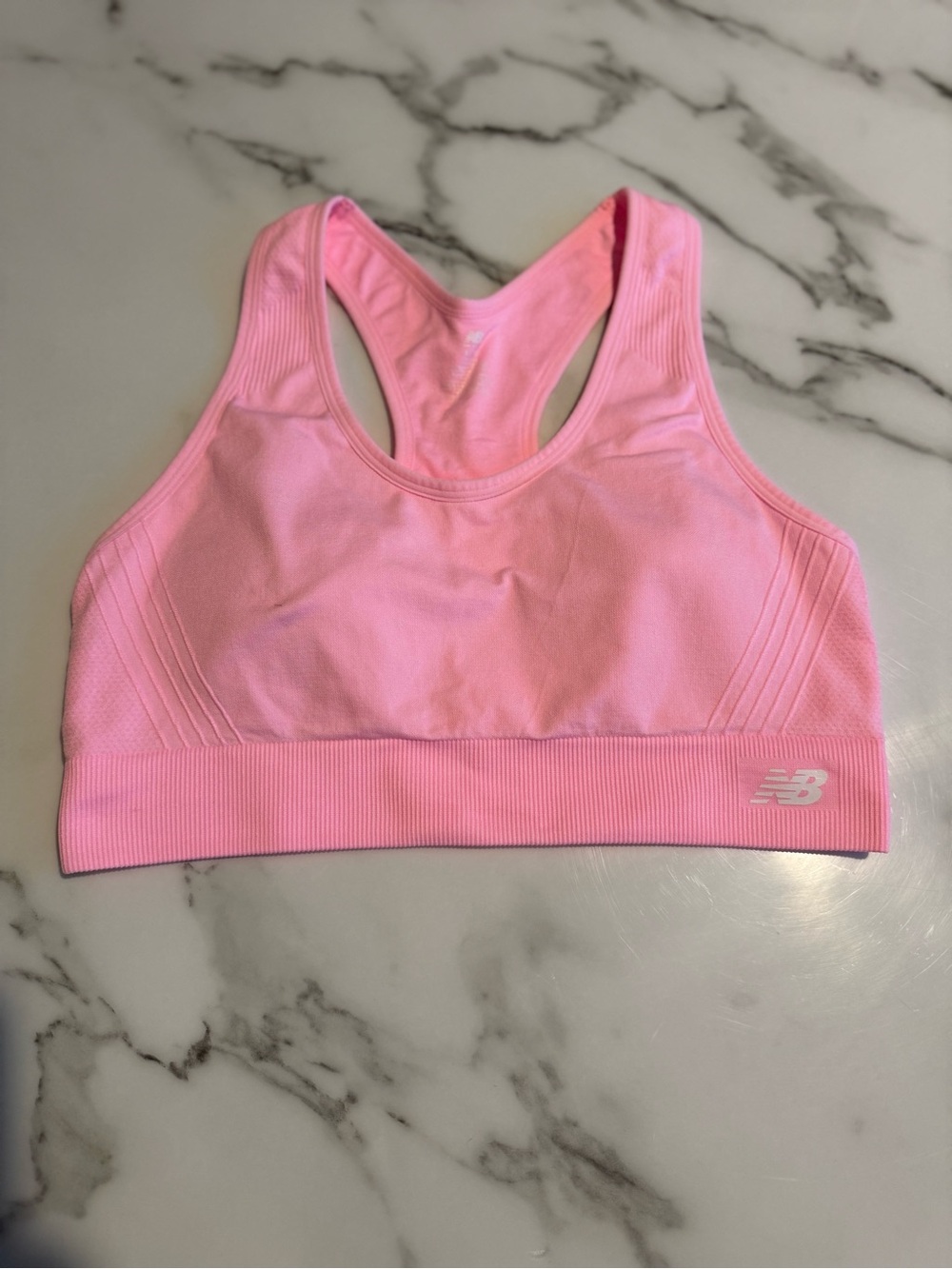 New Balance Pink Seamless Sports Bra